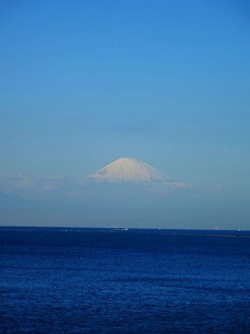 立石海岸からの富士